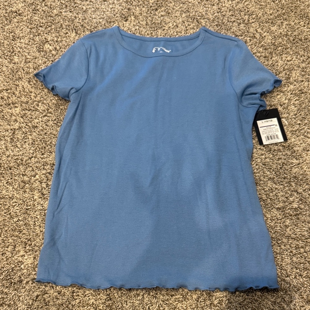 art class Girls' Blue Short Sleeve Crewneck Top